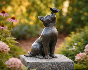Bronzen Beeld Kat - Doika