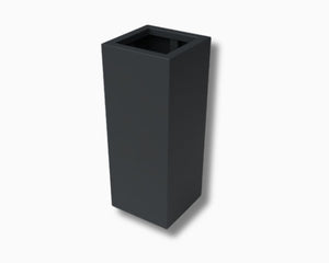 Hoge aluminium plantenbakken