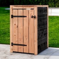 Kliko Ombouw 1x 240 liter 73x88x119cm Douglas Hout Zwart