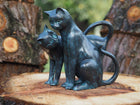 Bronzen beeld 2 Lieve poezen 30x20x33cm - Doika - Bronzen beeld - Doika - 5410807023501 - AN2350BR-VI