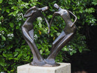 Bronzen beeld Abstract danspaar / groot model 61x29x59cm - Doika - Bronzen beeld - Doika - 5410807027202 - AN0720BR-BI-L