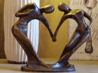 Bronzen beeld Abstract danspaar / klein model 24x30x14cm - Doika - Bronzen beeld - Doika - 5410807017203 - AN0720BR-BI