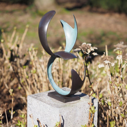 Bronzen beeld Abstract sculptuur 43x20x23cm - Doika - Bronzen beeld - Doika - 5410807028926 - AN2892BR-HP