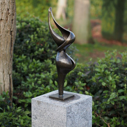 Bronzen beeld Abstract sculptuur 52x11x18cm - Doika - Bronzen beeld - Doika - 5410807028568 - AN2856BR-BI