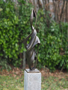 Bronzen beeld Abstract sculptuur 58x12x15cm - Doika - Bronzen beeld - Doika - 5410807028124 - AN2812BR-BI