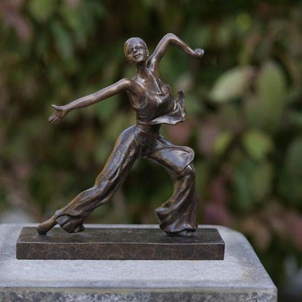 Bronzen beeld Ballerina 24x9x23cm - Doika - Bronzen beeld - Doika - 5410807023976 - AN2397BRW-P22