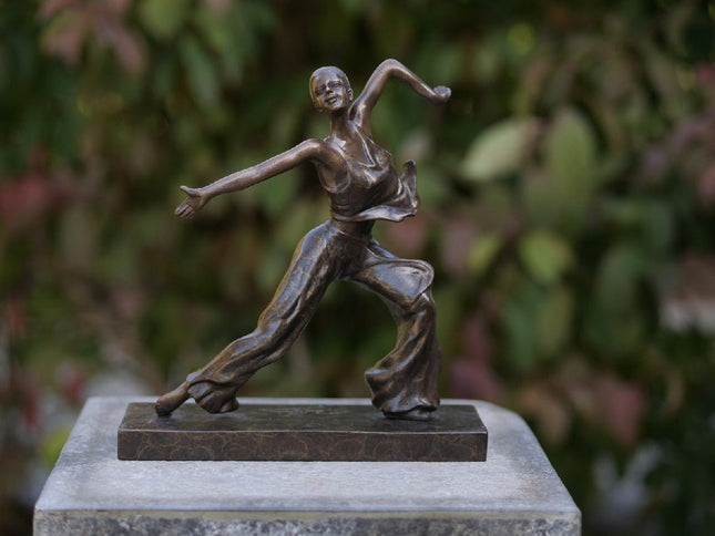 Bronzen beeld Ballerina 24x9x23cm - Doika - Bronzen beeld - Doika - 5410807023976 - AN2397BRW-P22
