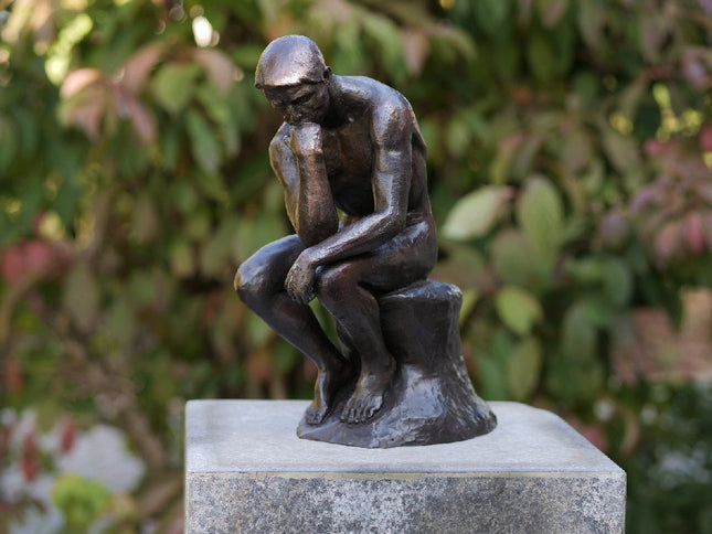 Bronzen beeld Denker van Rodin 29 cm 29x12x24cm - Doika - Bronzen beeld - Doika - 5410807013168 - AN1316BR-B