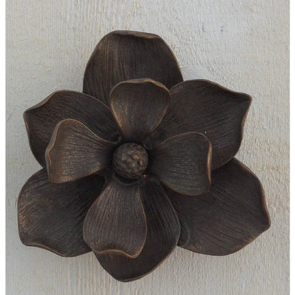 Bronzen beeld Deurklopper bloem 13x5x13cm - Doika - Bronzen beeld - Doika - 5410807003022 - DR0302BR-B