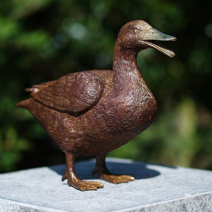 Bronzen beeld Eend 20x10x28cm - Doika - Bronzen beeld - Doika - 5410807011157 - AN1115BR-B