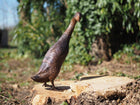 Bronzen beeld Eend kop naar beneden 28x21x58cm - Doika - Bronzen beeld - Doika - 5410807015179 - BS1517B