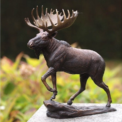 Bronzen beeld Eland 30x15x26cm - Doika - Bronzen beeld - Doika - 5410807011423 - AN1142BR-B