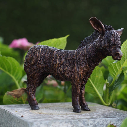 Bronzen beeld Ezeltje 21x6x23cm - Doika - Bronzen beeld - Doika - 5410807081068 - BS8106B