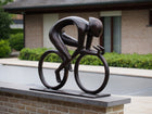 Bronzen beeld Fietser groot 84x28x100cm - Doika - Bronzen beeld - Doika - 5410807610992 - B1535