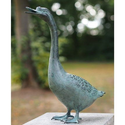 Bronzen beeld Gans 38cm 38x14x27cm - Doika - Bronzen beeld - Doika - 5410807054253 - AN5425V