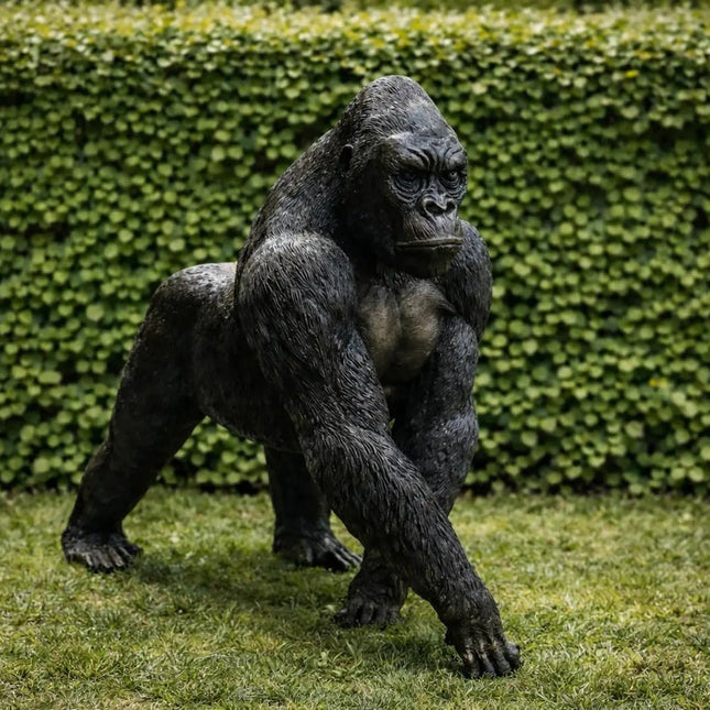 Bronzen Beeld Gorilla 102x41x85 cm - Doika - Bronzen beeld - Thermobrass - 5410807014226 - B1422