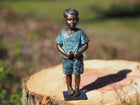 Bronzen beeld Jongentje 20x5x8cm - Doika - Bronzen beeld - Doika - 5410807014929 - BS1492B