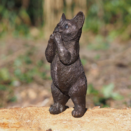 Bronzen beeld Kitten 24x9x9cm - Doika - Bronzen beeld - Doika - 5410807915226 - BS1522B