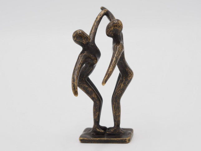 Bronzen beeld Klein modern danspaar 10x3x5cm - Doika - Bronzen beeld - Doika - 5410807028285 - AN2828BR-BI