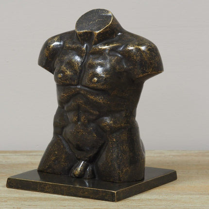 Bronzen beeld Kleine mannen torso 25x14x14cm - Doika - Bronzen beeld - Doika - 5410807035542 - AN3554BR-BI