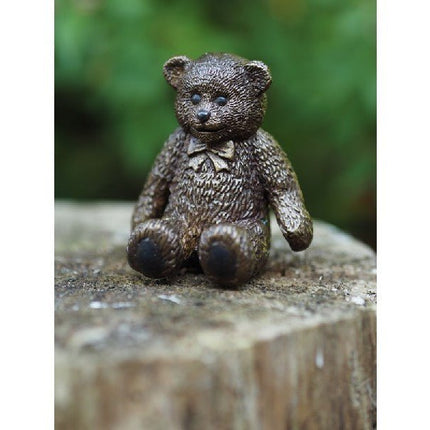 Bronzen beeld Kleine teddy beer 8x7x7cm - Doika - Bronzen beeld - Doika - 5410807215296 - AN1529BR-B