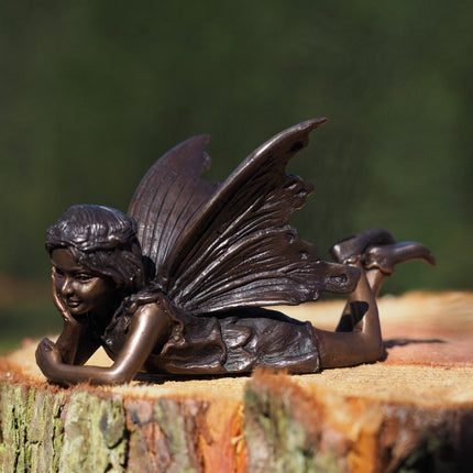 Bronzen beeld Liggende Engel 9x8x16cm - Doika - Bronzen beeld - Doika - 5410807914991 - BS1499B