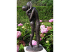 Bronzen beeld Modern liefdespaar 48x19x20cm - Doika - Bronzen beeld - Doika - 5410807017289 - AN1728BR-BI