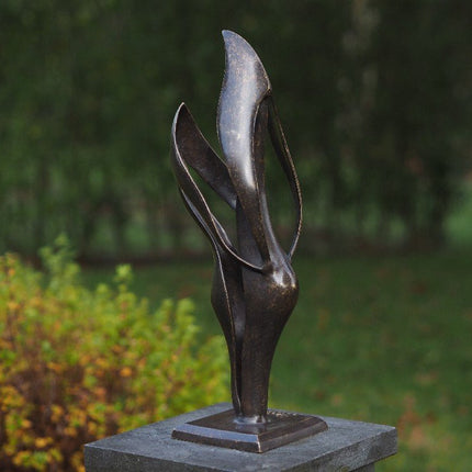 Bronzen beeld Modern liefdespaar HARMONY 45x13x15cm - Doika - Bronzen beeld - Doika - 5410807022351 - AN2235BR-BI
