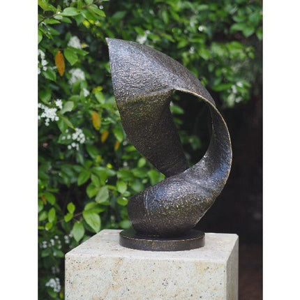 Bronzen beeld Moderne sculptuur "Wave" 55x27x33cm - Doika - Bronzen beeld - Doika - 5410807008201 - AN0820BR-BI