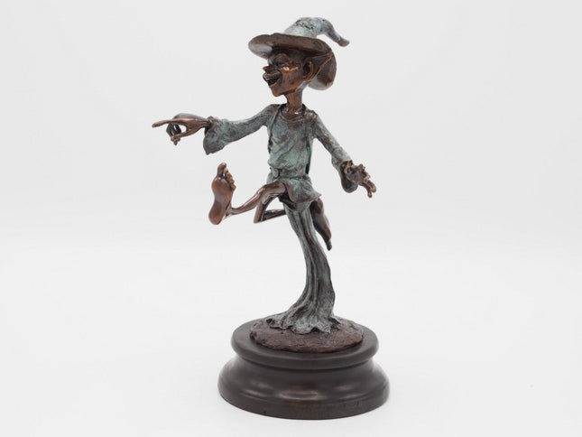 Bronzen beeld Pixie 27x12x15cm - Doika - Bronzen beeld - Doika - 5410807012390 - AN1239BR-B