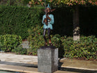 Bronzen beeld Pixie with saxophone 117x37x40cm 23kg - Doika - Bronzen beeld - Doika - 5410807588086 - B58808
