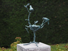 Bronzen beeld Voederschaaltje vogels 40x18x18cm - Doika - Bronzen beeld - Doika - 5410807918142 - GA1814BR-V