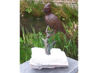 Bronzen beeld Vogel op tak 25x15x18cm - Doika - Bronzen beeld - Doika - 5410807004012 - GA0401BR-B