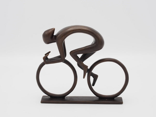 Bronzen beeld Wielrenner 23x5x26cm - Doika - Bronzen beeld - Doika - 5410807014837 - BS1483B