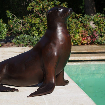Bronzen beeld Zeeleeuw 78x90x95cm 28kg - Doika - Bronzen beeld - Doika - 5410807972281 - B97228