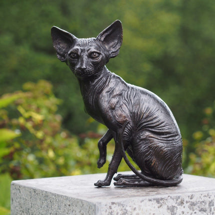 Bronzen beeld Zittendekat 22x12x15cm - Doika - Bronzen beeld - Doika - 5410807014196 - BS1418B