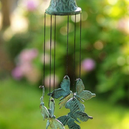 Bronzen Windgong met vlinders 30x9x9cm - Doika - Windgong - Doika - 5410807068076 - WC6807V