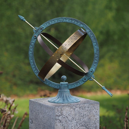 Bronzen Zonnewijzer 42x33x45cm - Doika - Zonnewijzer - Doika - 5410807016732 - GA1673BR-V
