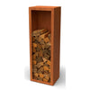 Cortenstalen houtopslag met achterwand 50x38,5x150 cm - Doika - Houtopslag - Geroba -  - EguraAWC1