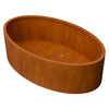 Ellipsvormige cortenstalen plantenbak met bodem 200x120x60 cm - Doika - Plantenbak - Geroba - 5404033116403 - OvaluBC2
