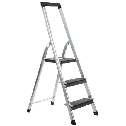 Escalo Aluminium trapladder 41.5x133x12 cm - 3 treden – Power Step - Doika - Ladders en Stellingen - Escalo - 5414045121838 - L183