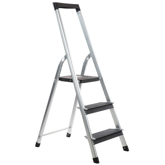 Escalo Aluminium trapladder 41.5x133x12 cm - 3 treden – Power Step - Doika - Ladders en Stellingen - Escalo - 5414045121838 - L183