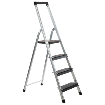 Escalo Aluminium trapladder 43.5x156x12 cm - 4 treden – Power Step - Doika - Ladders en Stellingen - Escalo - 5414045121845 - L184