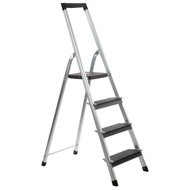 Escalo Aluminium trapladder 43.5x156x12 cm - 4 treden – Power Step - Doika - Ladders en Stellingen - Escalo - 5414045121845 - L184