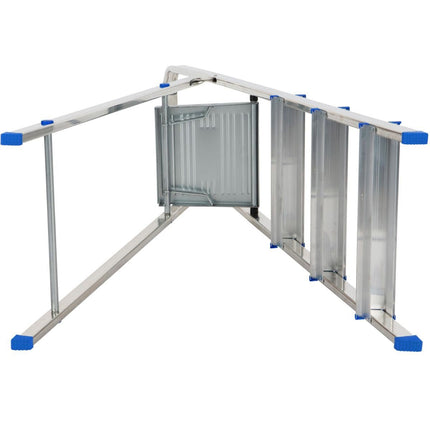 Escalo Aluminium trapladder 44x153x11 cm - 4 treden – Easy Step - Doika - Ladders en Stellingen - Escalo - 5414045031083 - L154