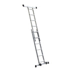 Escalo Combi Stelling-Ladder 2X6 Treden + Wielen - Doika - Ladders en Stellingen - Practo Home - 5414045045899 - L718