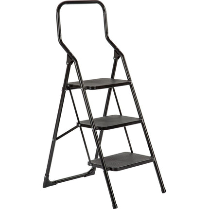 Escalo Trapladder Big Step 3 Brede Tr. - Zwart - Doika - Ladders en Stellingen - Escalo - 5414045562136 - L213N
