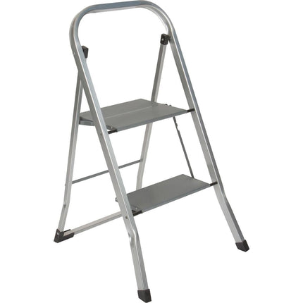Escalo Trapladder in Alu Princess 2 Brede Treden - Doika - Ladders en Stellingen - Escalo - 5414045030048 - L234