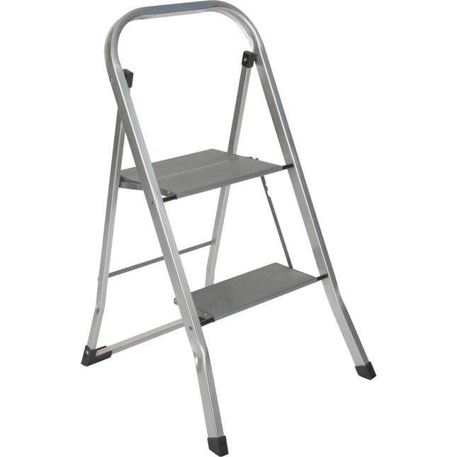 Escalo Trapladder in Alu Princess 2 Brede Treden - Doika - Ladders en Stellingen - Escalo - 5414045030048 - L234