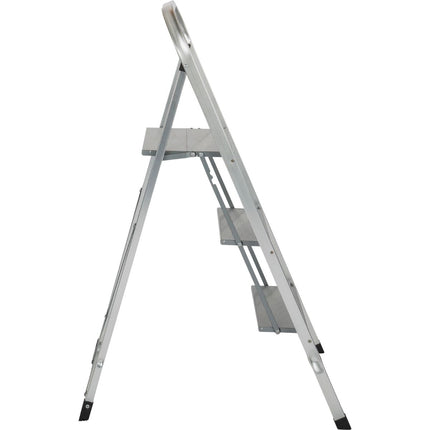 Escalo Trapladder in Alu Princess 3 Brede Treden - Doika - Ladders en Stellingen - Escalo - 5414045030086 - L235